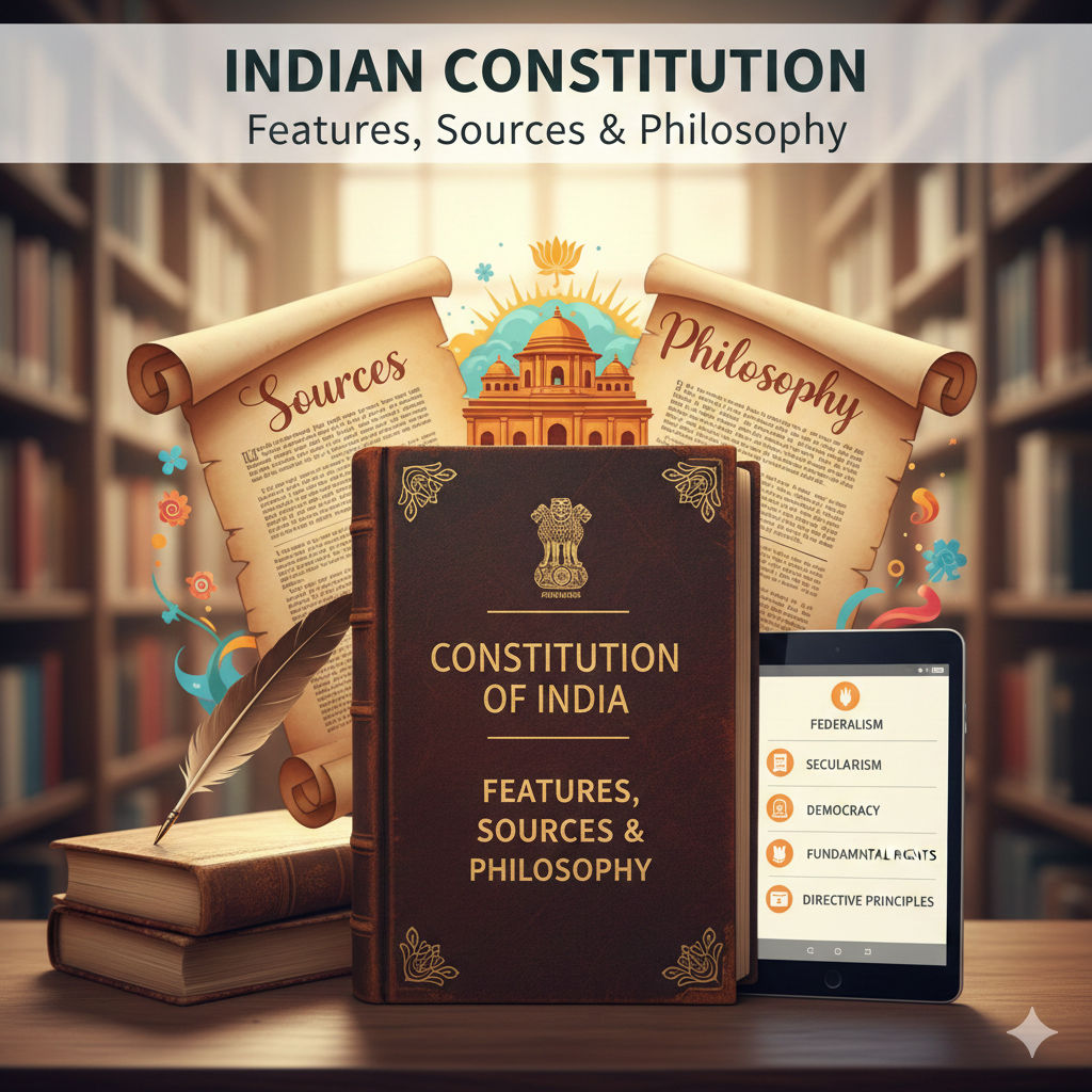 Indian Constitution: Features, Sources & Philosophy