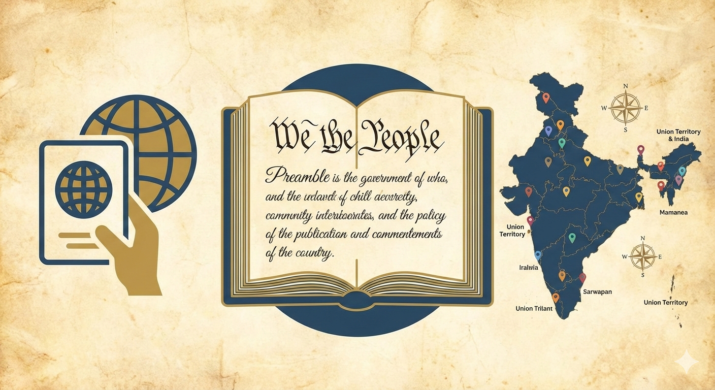 Preamble, Citizenship & Union Territories – Complete UPSC Guide